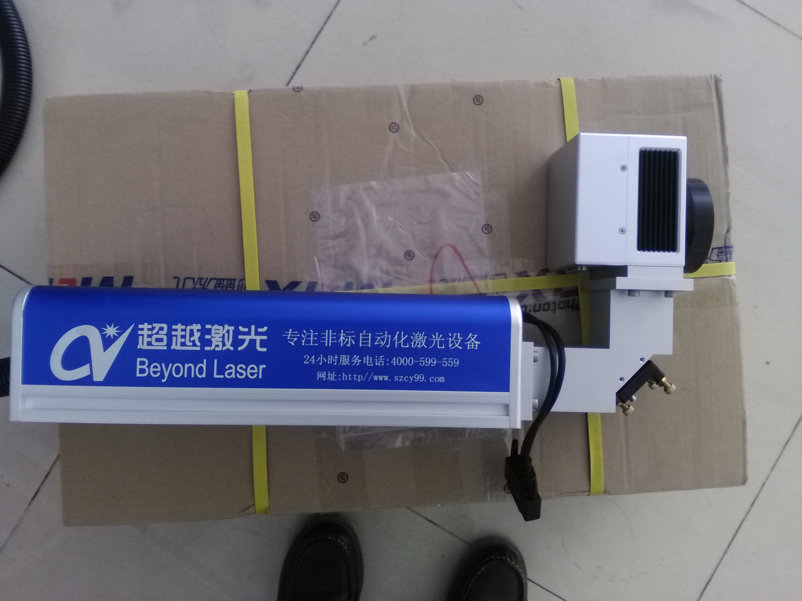 流水線自動(dòng)化激光打標(biāo)設(shè)備圖示