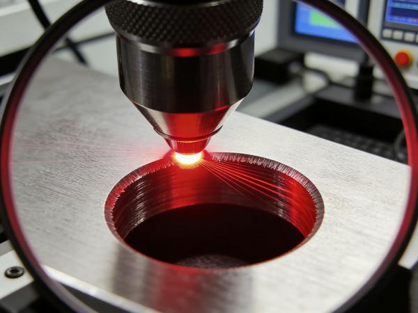 紅外飛秒激光切割鈦合金薄片盲孔加工 (6)